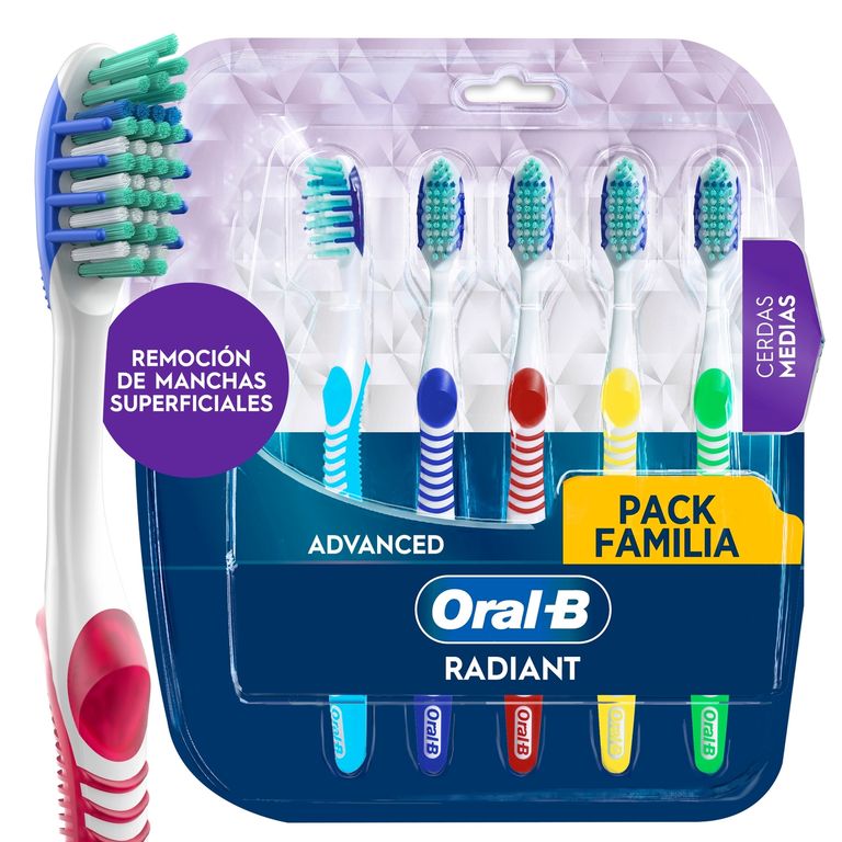 Cepillo Dental Oral B 3D White Empaque 5 Und