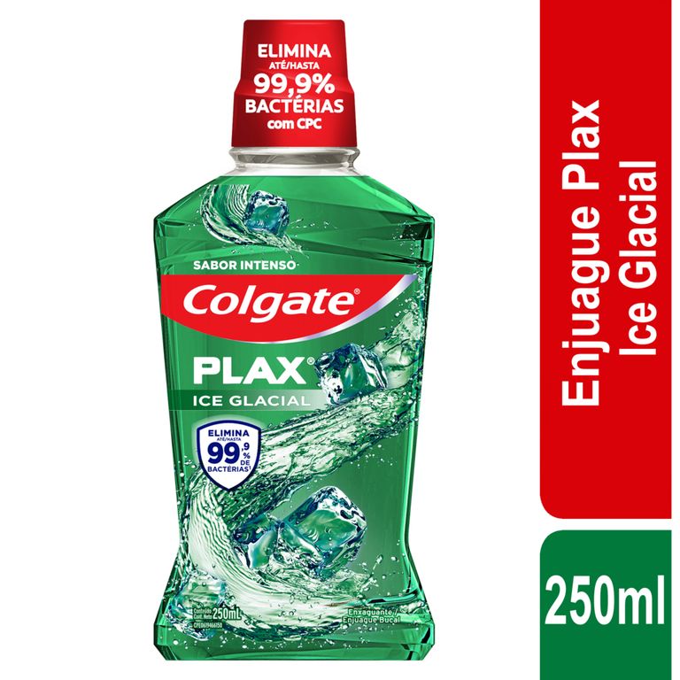 Enjuague Bucal Colgate Plax Ice Glacial Envase 250 mL