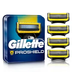 GILLETTE - Repuesto Máquina De Afeitar Pro Shield Caja 4 Und
