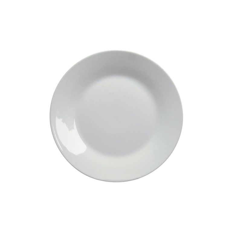 Plato de Taza Redonda Blanco Precio Uno
