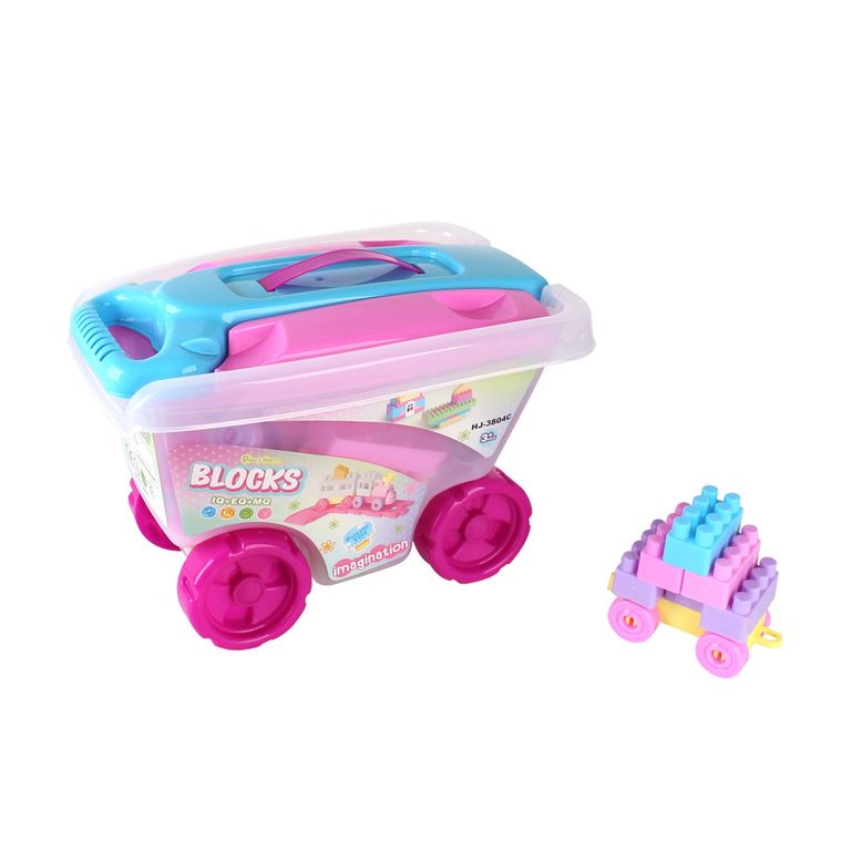 Vagón Bloques Niña 55 Pzas