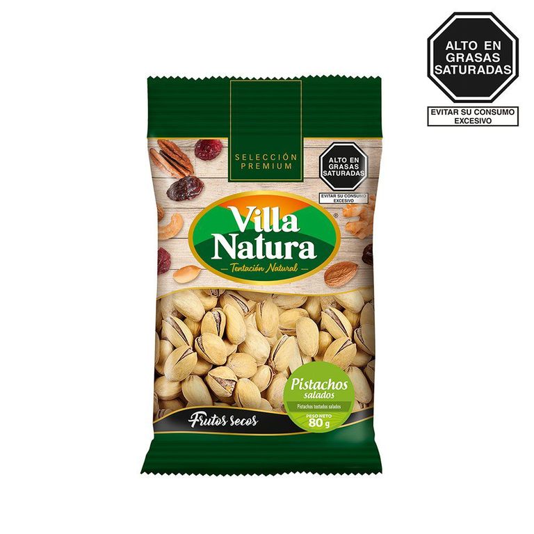 Pistacho Villa Natura Salado Bolsa 80 g