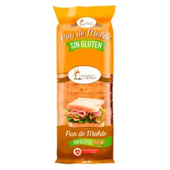 MOLINOS DEL MUNDO - Pan de Molde Blanco Sin gluten Molinos 480 g
