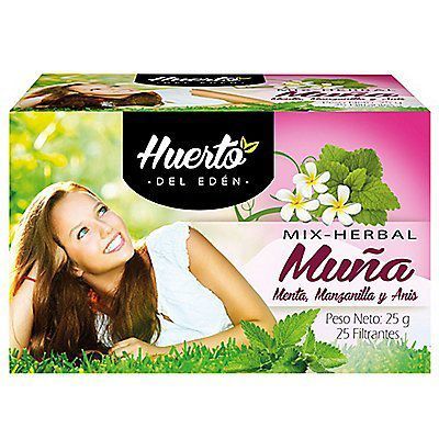 Infusión Huerto del Edén Herbal Menta Caja 25 Sobres