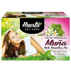 HUERTO DEL EDEN - Infusión Herbal Menta 25 Filtrantes
