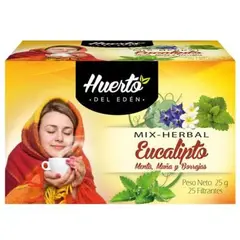 HUERTO DEL EDEN - Infusión de Eucalip 25 Filtrantes