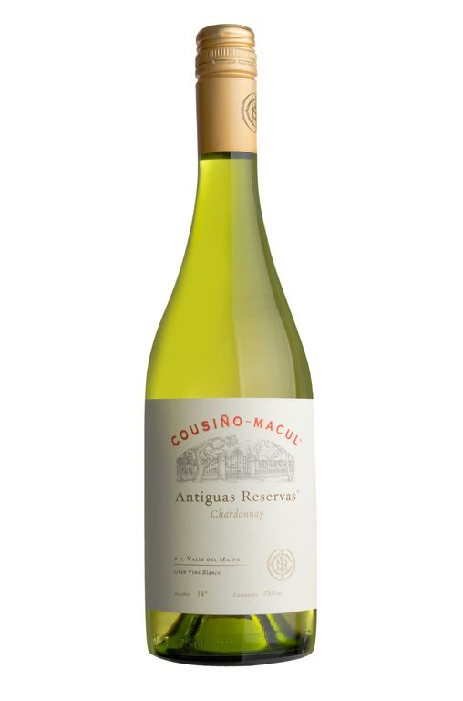 Vino Blanco Cousiño Macul Antigua Reservas Chardonnay Botella 750 mL