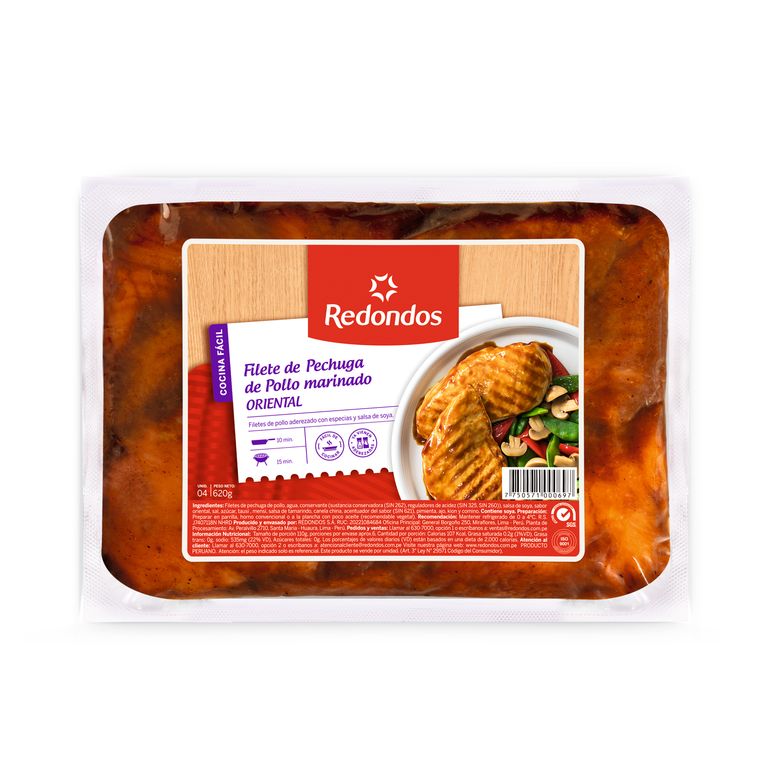Filete De Pechuga Oriental Redondos