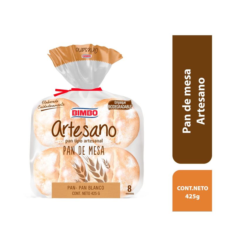 Pan de Mesa Bimbo Artesano Bolsa 425 g