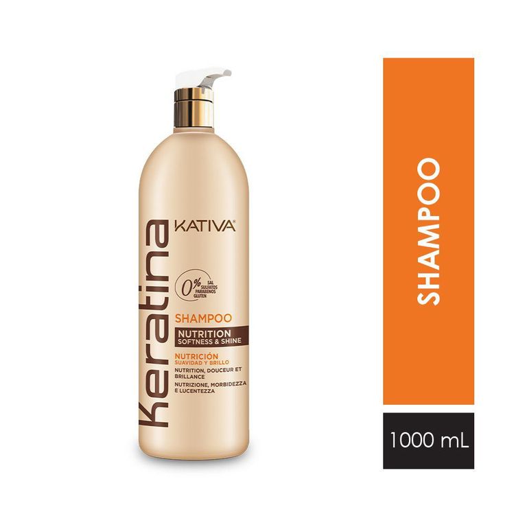 Shampoo Kativa de Keratina Botella 1 L