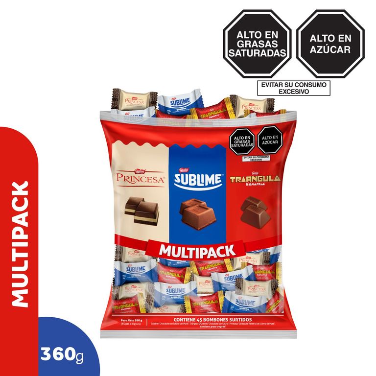 Bombones de Chocolate Nestlé Multipack Bolsa 360 g