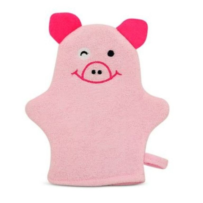 Guante de Baño Infantil Cerdito Tottus