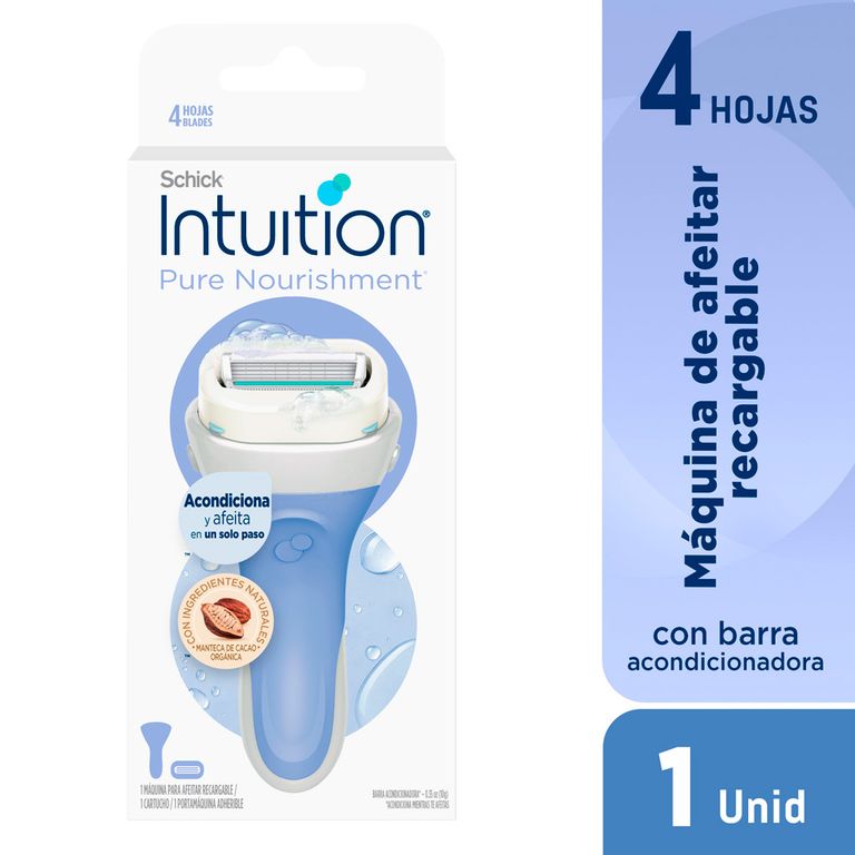 Máquina de Afeitar Recargable Schick Pure Nourishment