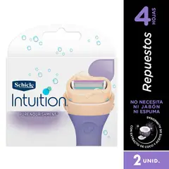 SCHICK - Repuestos Intuition Empaque 2 Und