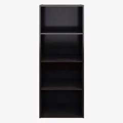 CASA JOVEN - ESTANTE POLIKUBO 4 DIVISIONES EBONY