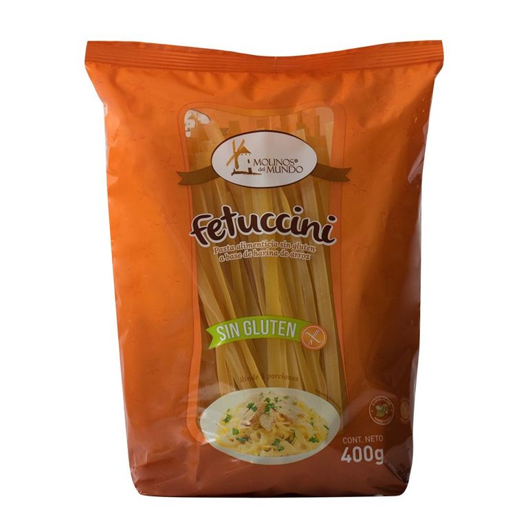Fetuccini Molinos del Mundo Arroz y Yuca Sin Gluten Empaque 400 g