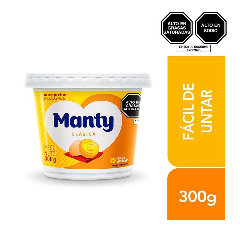Margarina Manty Clásica Envase 300 g