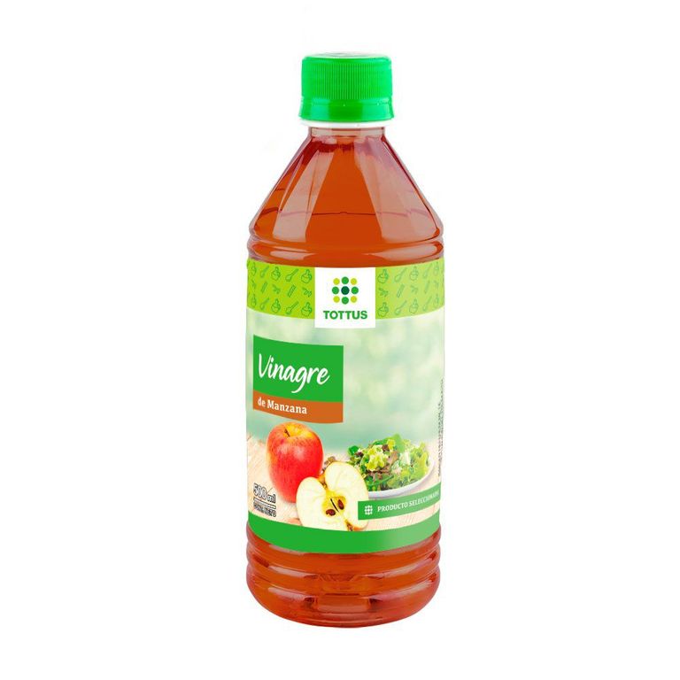 Vinagre de Manzana Tottus Botella 500 mL
