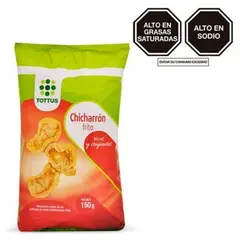 TOTTUS - Chicarrón Frito de Cerdo Tottus Bolsa 150 g