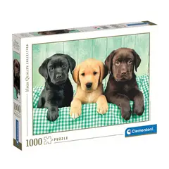 CLEMENTONI - Rompecabezas 3 Labradores 1000 Pzas