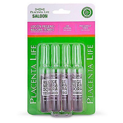 Loción Reguladora Teñido Placenta Life Empaque 4 Und