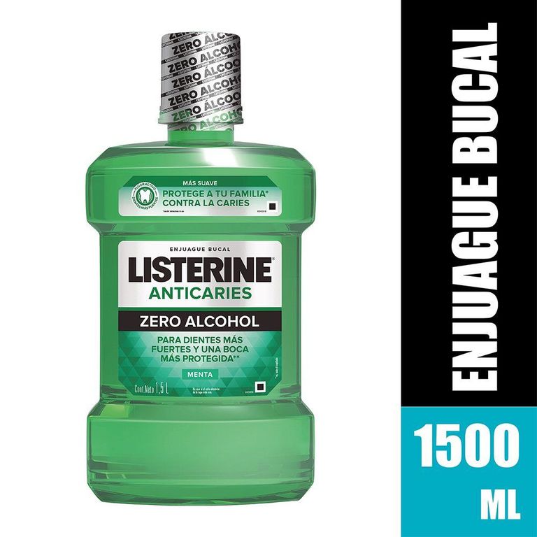 Enjuague Bucal Listerine Anticaries Zero Botella 1.5 L