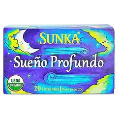 SUNKA - Infusión Sunka Sueño Profundo Caja 20 Sobres