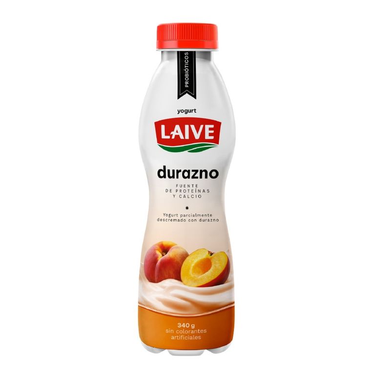 Yogurt Laive Durazno Botella 340 g
