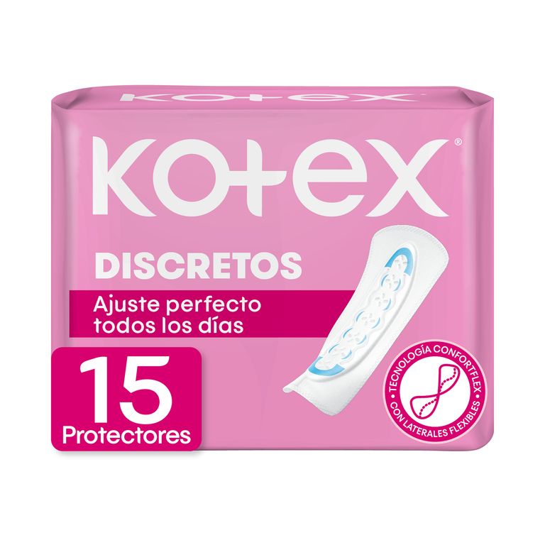 Protectores Diarios Kotex Ultraflexibles Empaque 15 Und
