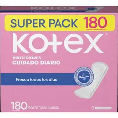 KOTEX - Protector Diario Kotex Normal Super Pack 180 Und