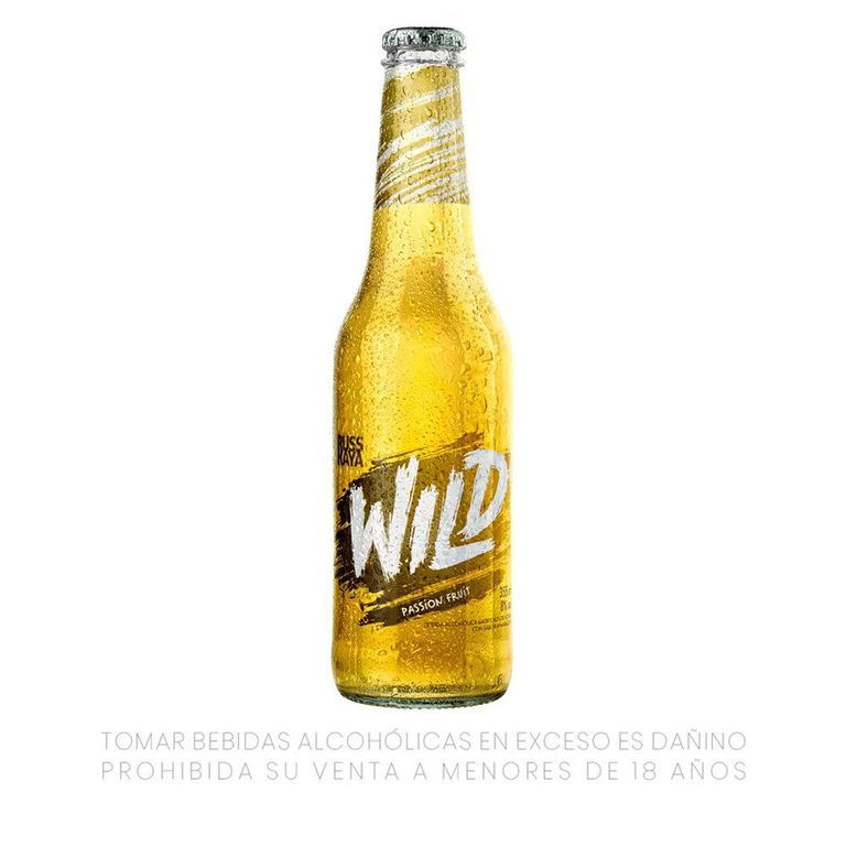 Bebida RTD Russkaya Wild Passion Fruit Botella 355 mL