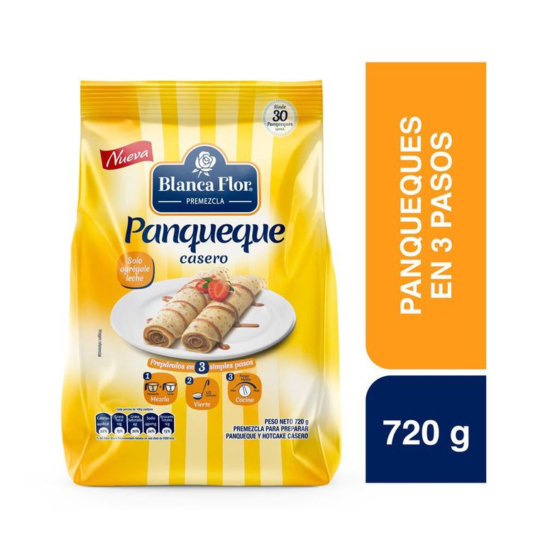 Premezcla de Panqueque Blanca Flor Bolsa 720 g