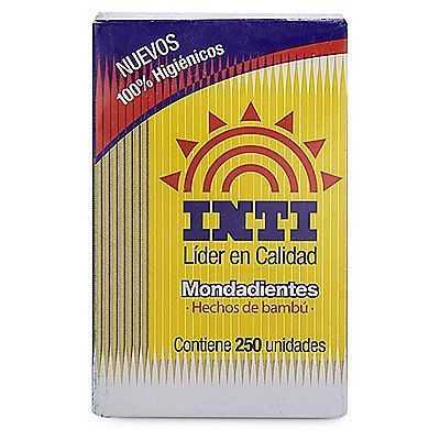 Mondadientes Inti Bambú Caja 250 Und