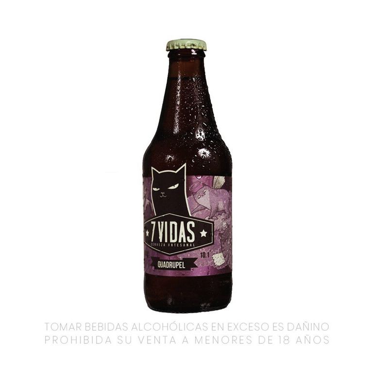Cerveza 7 Vidas Quadrupel Botella 340 mL