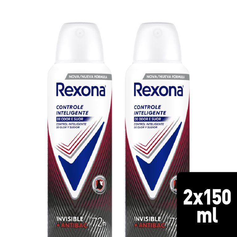 Antitranspirante en Spray Rexona Women Invisible Empaque 2 Und