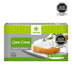 TOTTUS - Queso Crema Barra 227 g