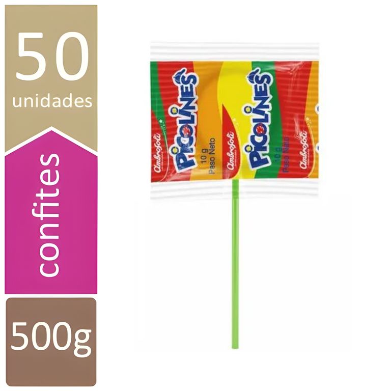 Chupetines Ambrosoli Picolines Bolsa 50 Und