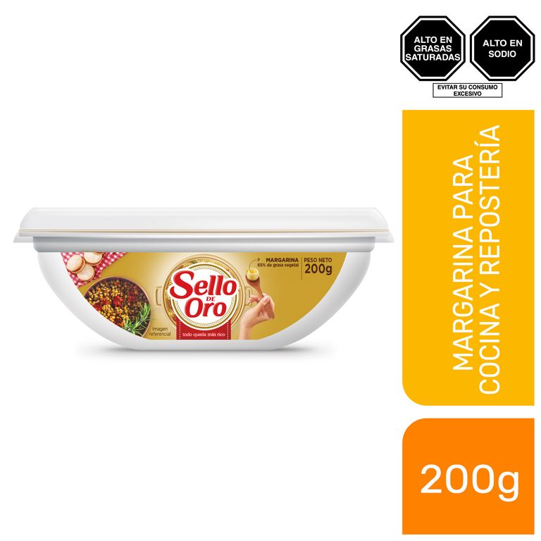 Margarina Sello de Oro Envase 200 g