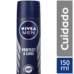 NIVEA - Desodorante en Spray Nivea Men Protect & Care Envase 150 mL