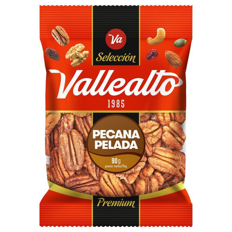 Pecanas Peladas Vallealto Bolsa 90 g
