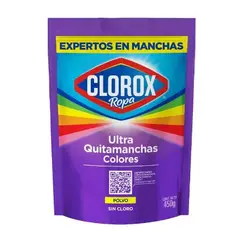 CLOROX - Ultra Quitamanchas en Polvo Clorox Ropa Color Doypack 450 g