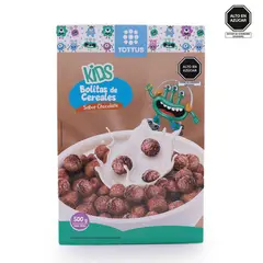 TOTTUS - Bolitas de Cereales Sabor Chocolate Tottus Caja 500 g
