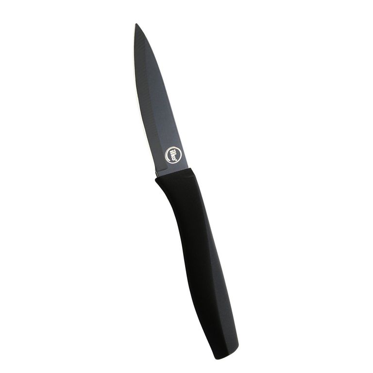 Cuchillo Acero Inoxidable Nero Pelador 2 Piezas 9.5 cm