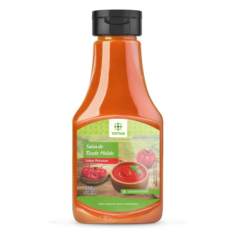 Salsa de Rocoto Molido Tottus Botella 370 g