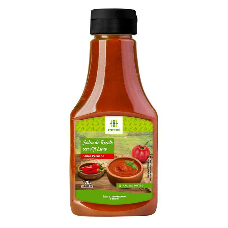 Salsa de Rocoto y Ají Limo Tottus Envase 370 g