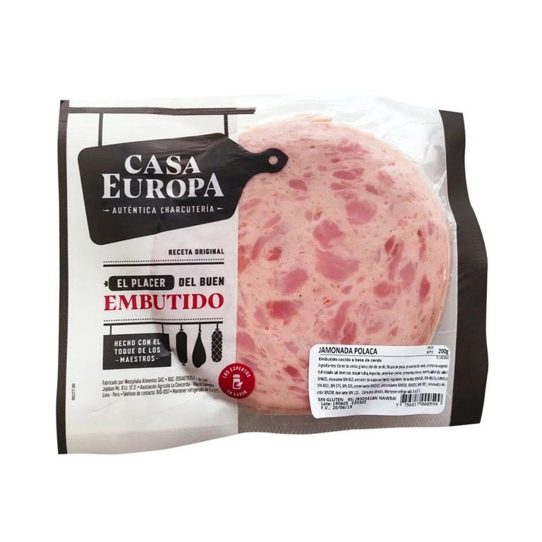 Jamonada Polaca Casa Europa Empaque 200 g