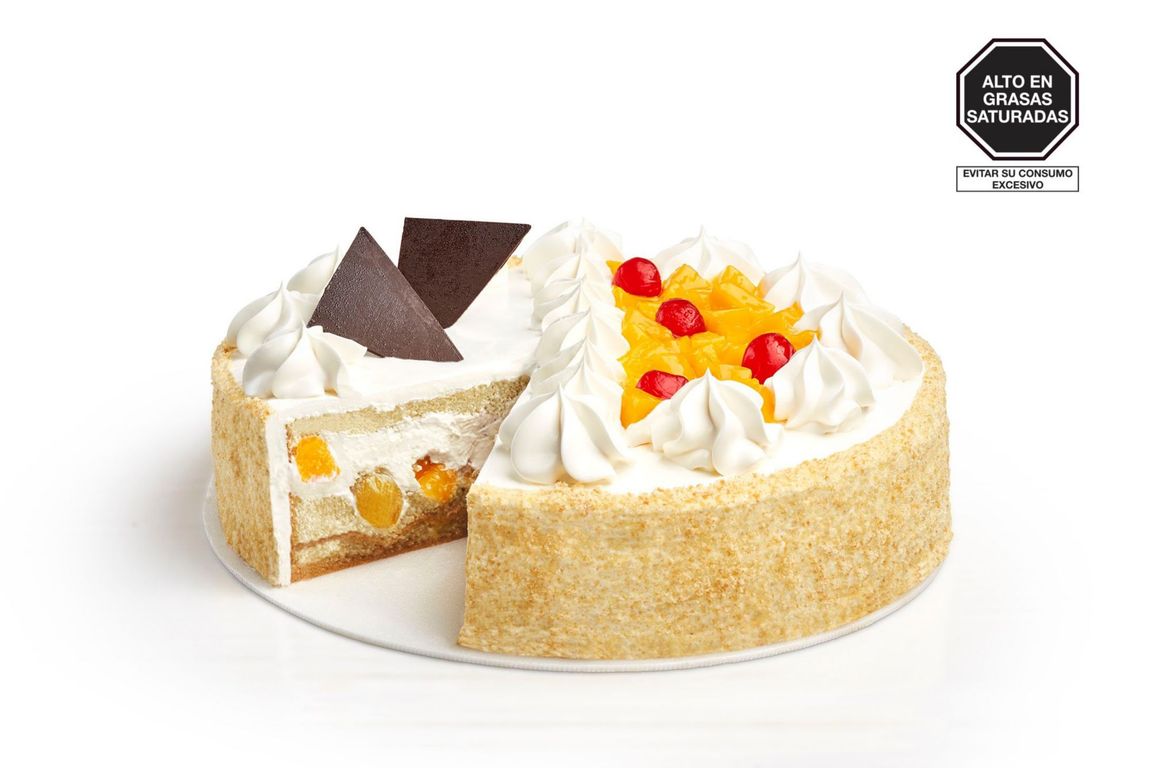 Torta Chantilly De Frutas Mediana