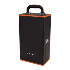 TOTTUS - CAJA PARA BOTELLA  VINO DOBLE BLACK