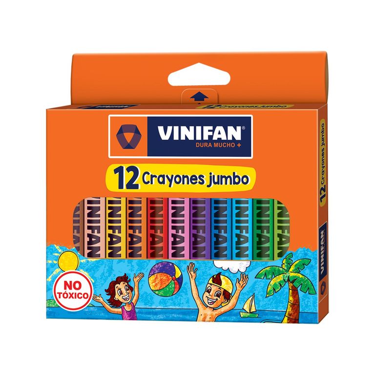 Crayones Vinifan Jumbo Empaque 12 Und