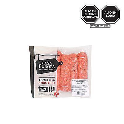 Chorizo Precocido Casa Europa Empaque 500 g
